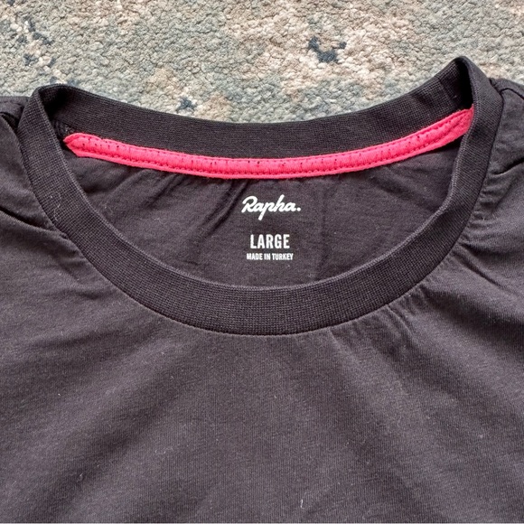 Rapha Shirts Rapha Black Cotton Cycling Tshirt Poshmark